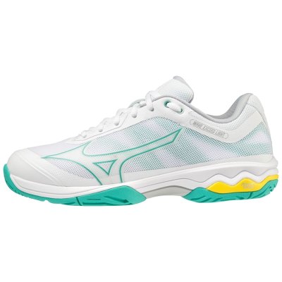 Zapatos Mizuno WAVE Exceed Light AC Mujer - Blancos / Turquesa / Amarillos - Chile M507OCKYAU